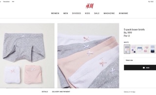 SET 5 QUẦN CHIP ĐÙI H&M XUẤT XỊN