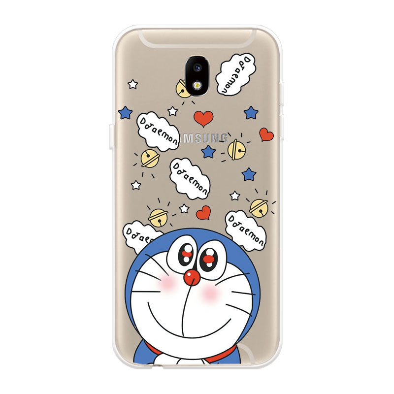 Ốp Lưng Samsung Galaxy J3 Pro J5 Pro J7 Pro 2017 TPU mềm Case Doraemon Two