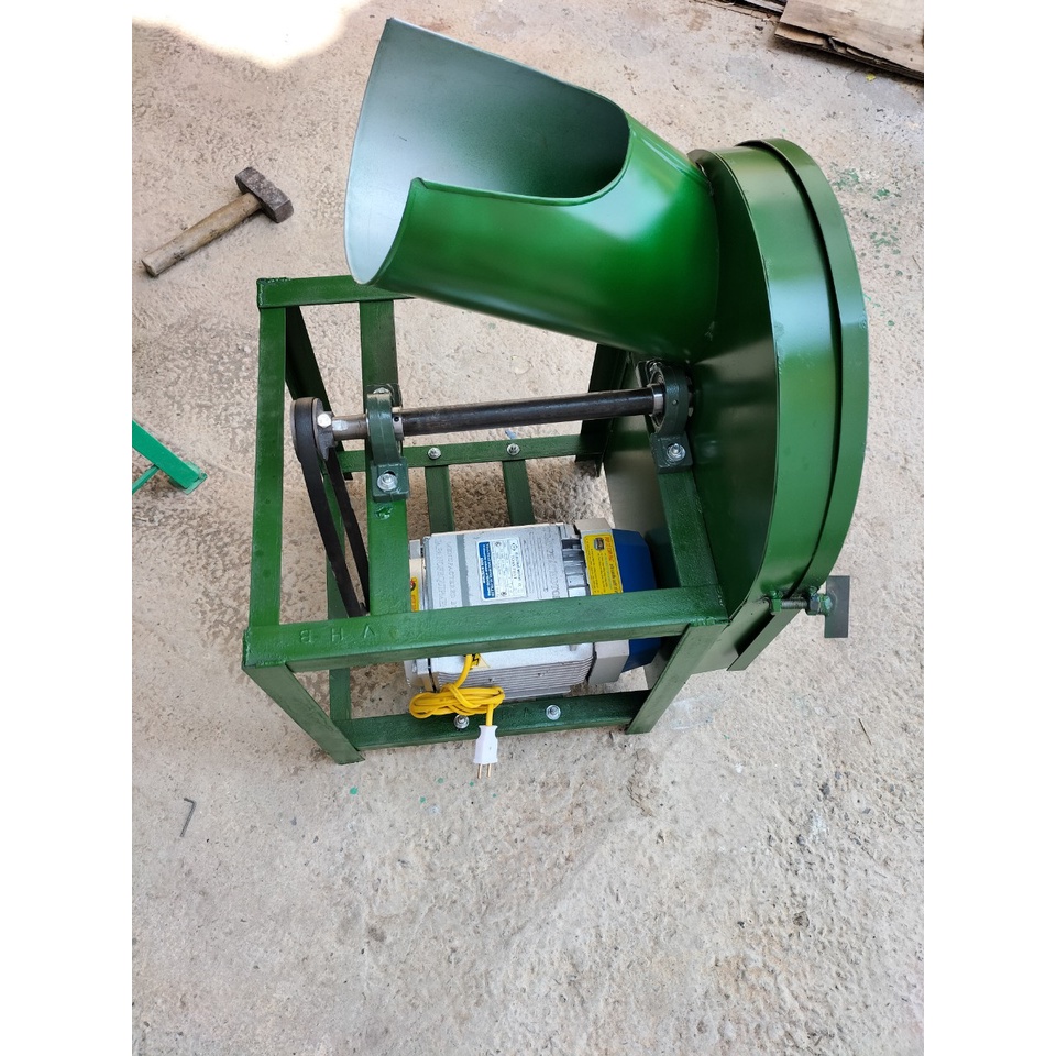Khung máy thái chuối chạy dây curoa lắp mọi loại moto và động cơ máy nổ
