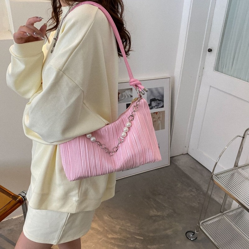 Túi Xách Tay Đeo Vai Xếp Ly Nhỏ Nhắn Tươi Mới Phong Cách Mori 2022 GYLXB292