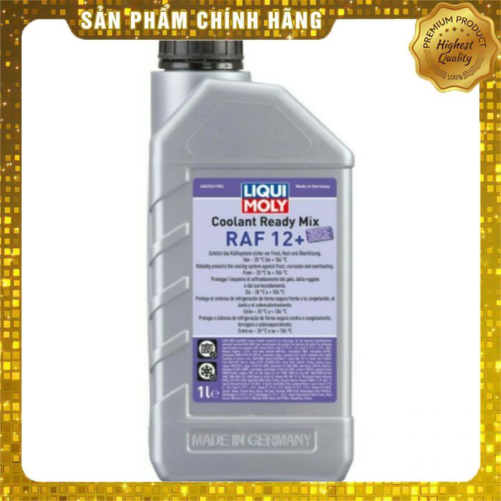 [HÀNG CHÍNH HÃNG] Nước Làm Mát Liquimoly đỏ pha sẵn RAF12+, Liqui Moly Nước Làm Mát  Đỏ Pha Sẵn 6924 1L