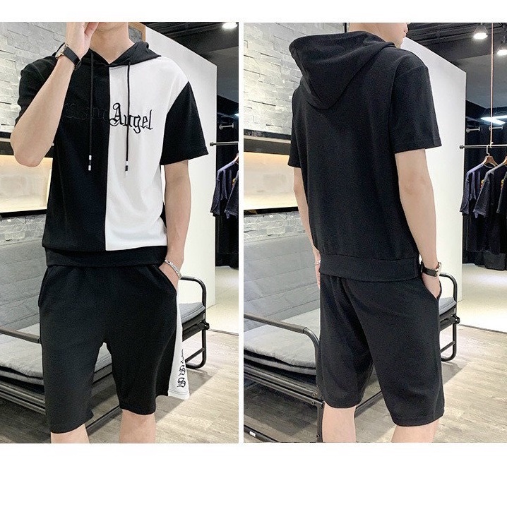 Bộ đồ nam y hình, vải êm, mát, không ra màu, không đổ lông có nón