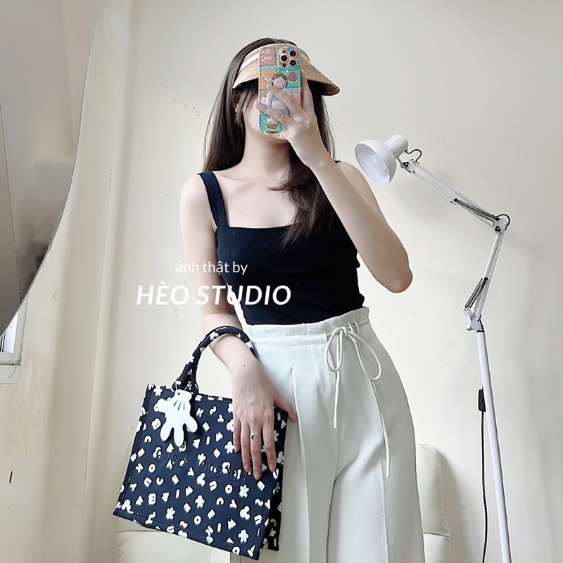 Áo Hai Dây Bản To 4 Màu Hèo Studio (Ảnh Thật + Video)