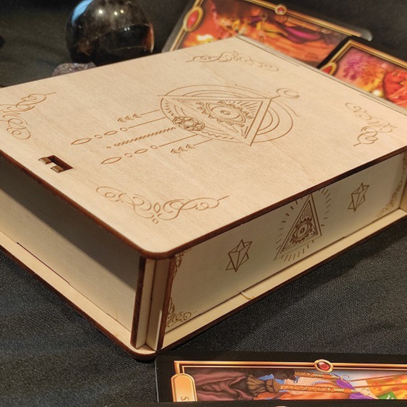 Hộp Đựng Bài Tarot / Trang Sức Để Bàn Tiện Lợi