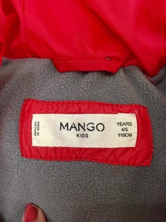 Áo khoác mango bé trai SP0030