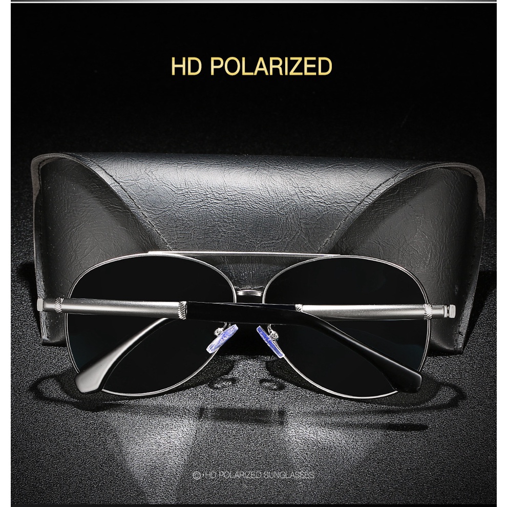 Kính râm phân cực nam nữ Kính lái xe ban đêm chống chói kính lái xe phân cực