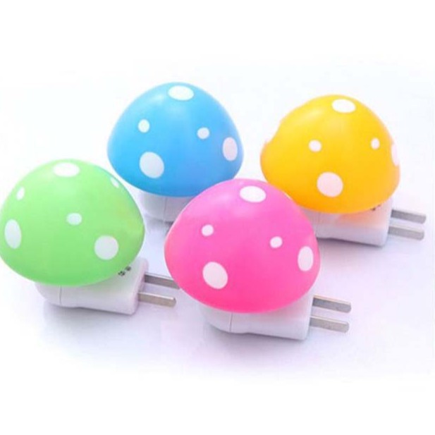 Đèn ngủ LED Nấm lớn cảm ứng tự sáng khi trời tối [CHÍNH HÃNG]