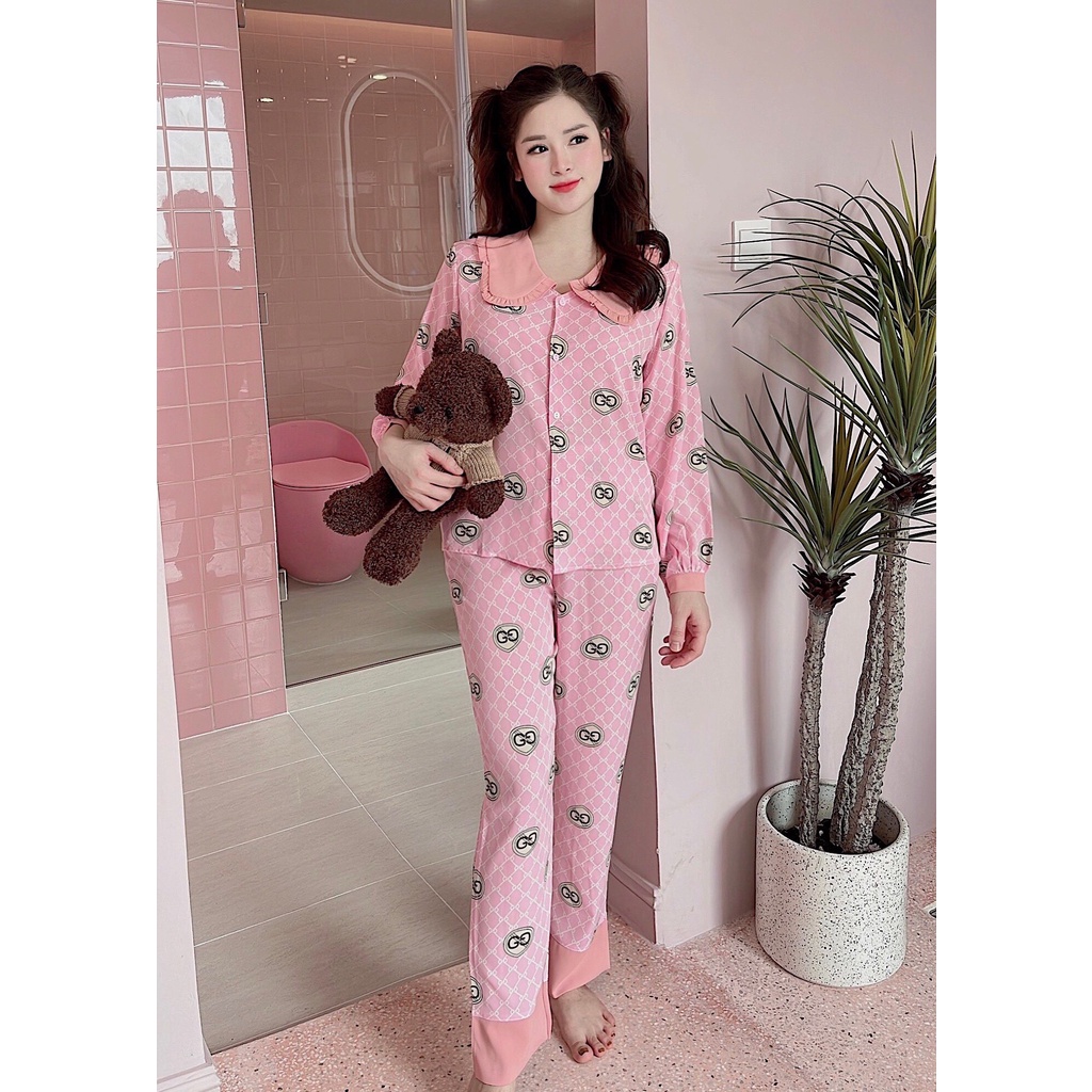 [RẺ VÔ ĐỊCH][FREE SHIP] Đồ bộ mặc nhà pijama tay dài quần dài cao cấp giá rẻ chuẩn hot gril pijama nữ sang trọng