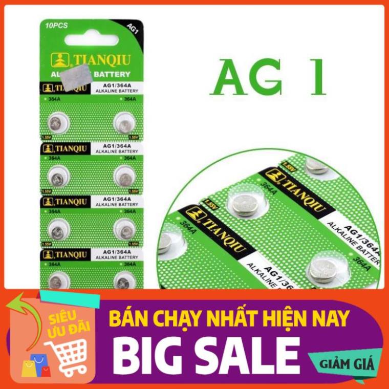 Pin SR621SW - SR621 - 621 - 364 - AG1 - LR621 - Pin Đồng Hồ Đeo Tay Dạng Cúc Áo Hiệu TianQiu Giá Rẻ Tại Hà Nội