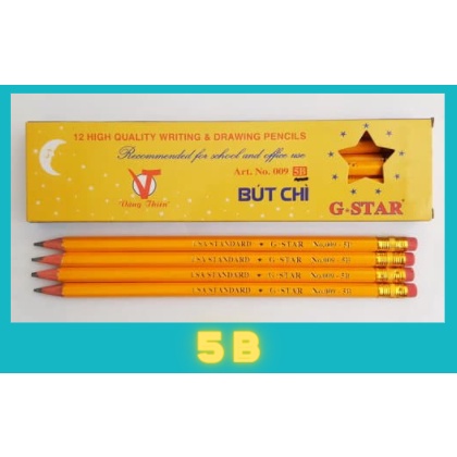 Bút chì chuốt Gstar No.009 2B 3B 4B 5B 6B CAM KẾT CHẤT LƯỢNG