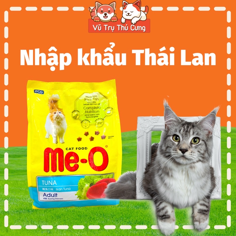Thức ăn hạt Me O cho Mèo Vị Cá ngừ, Cá hồi, Hải sản
