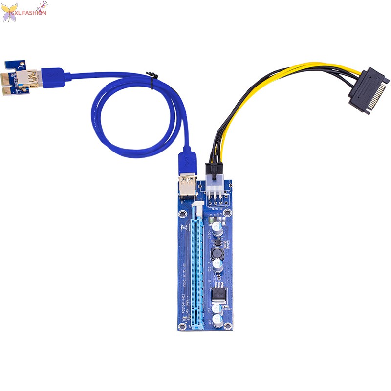 Card Mở Rộng Tcxl. Pcie Pci-E 1x Với Cáp Kết Nối Usb 3.0 Ver 006c