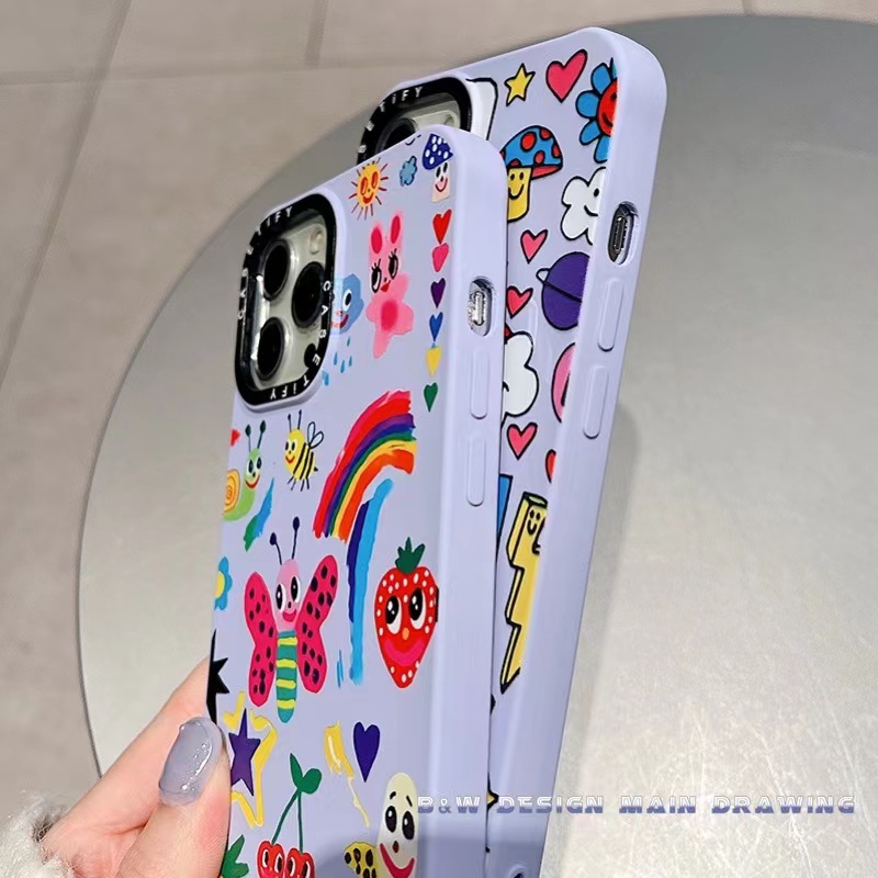 Ốp Điện Thoại Silicon Chống Sốc Họa Tiết Hoạt Hình Dễ Thương Cho iPhone 13 12 11 Pro MAX IX XS MAX XR 6 7 8 Plus