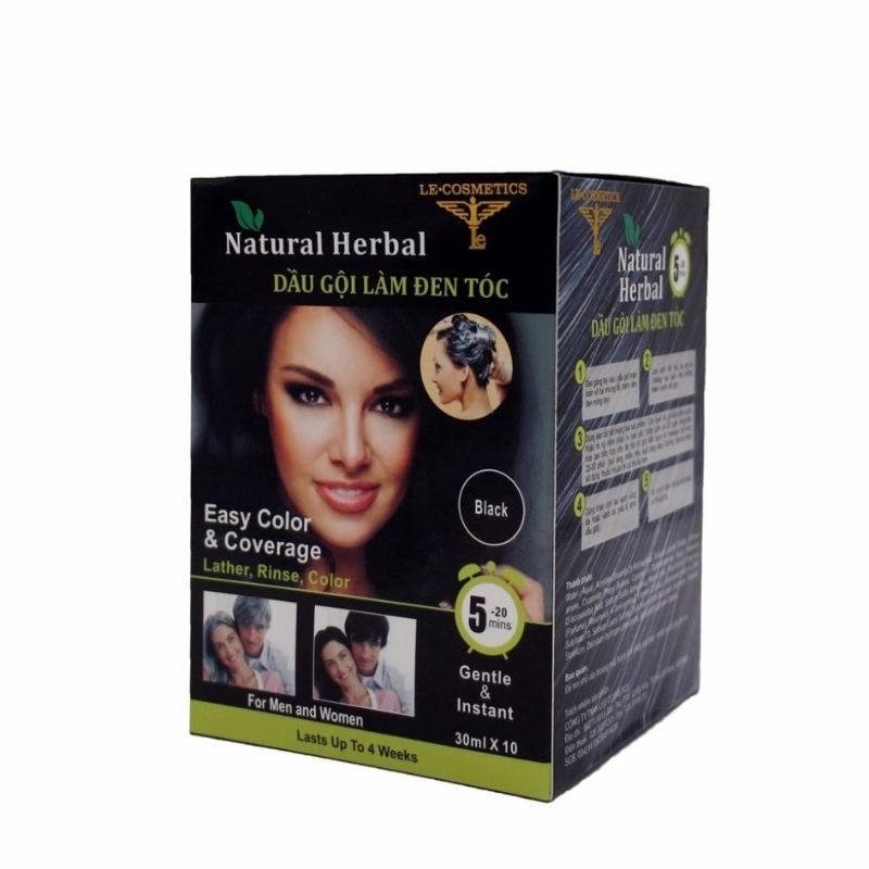 Gọi đen tóc thảo dược Natural Herbal