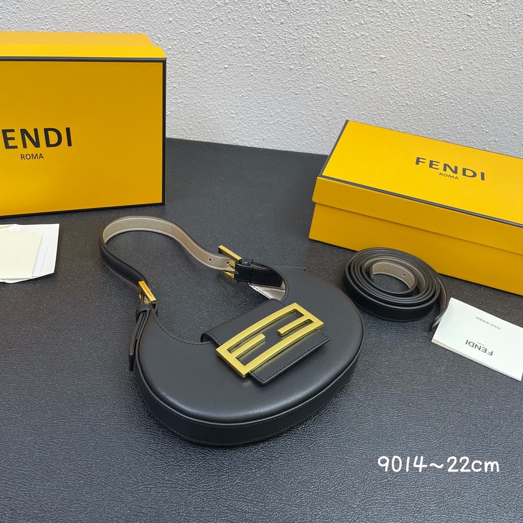 Túi xách nữ da thật thời trang cao cấp Fendi FD thiết kế độc đáo, phong cách thời thượng