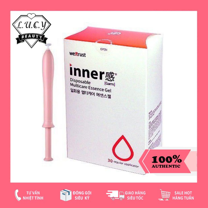 Hàng Hàn- Đũa thần dung dịch gel dưỡng đa năng vùng kín Wettrust Inner Disposable Multicare Essence Gel