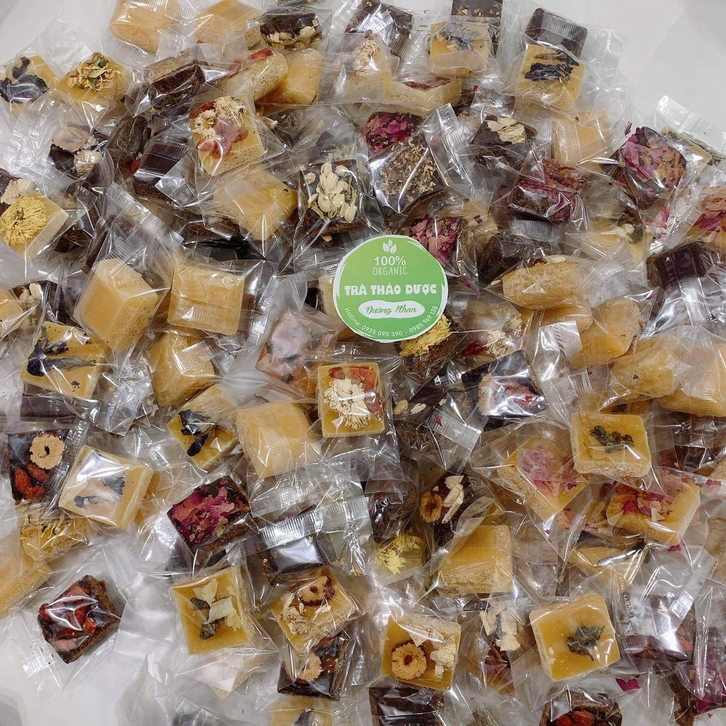 [20 vị] Trà hoa đường đen, đường phèn mật ong 1 viên | BigBuy360 - bigbuy360.vn