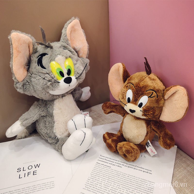 Spot wrapped the same day stuffed animal Tom and cute Jerry Mouse