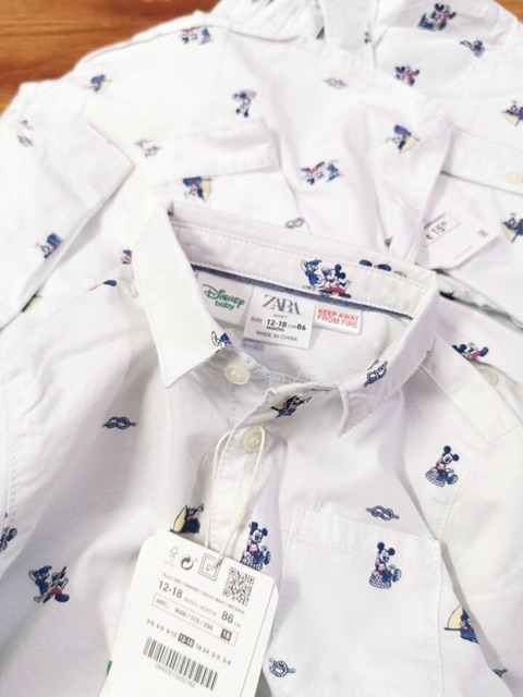 Sơ mi Disney Zara dư xịn