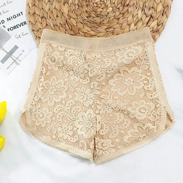 Quần đùi ren 2 lớp mặc trong váy/ mặc ở nhà