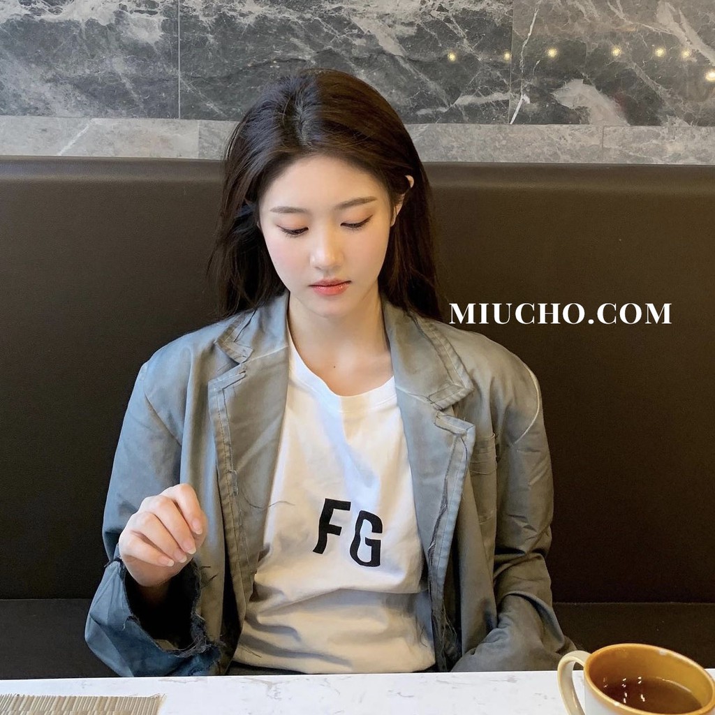 Áo phông nữ form rộng tay lỡ unisex đẹp, áo thun nữ form rộng tay lỡ unisex cotton hàn quốc AT044 Miucho basic tee