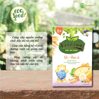 Bột Ăn Dặm Ecofood vị Gà - Rau Củ cho bé 6m+ - Thực đơn Ăn dặm - Ăn dặm truyền thống - Ăn dặm kiểu Nhật