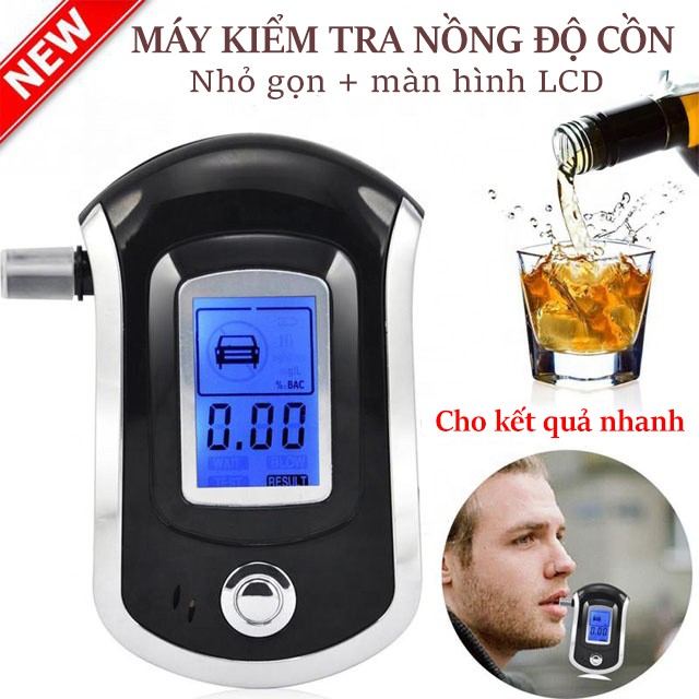 Máy đo nồng độ cồn AT6000 - Kiểm tra nhanh, chính xác nồng độ cồn, hiển thị kết quả trên màn hình LCD