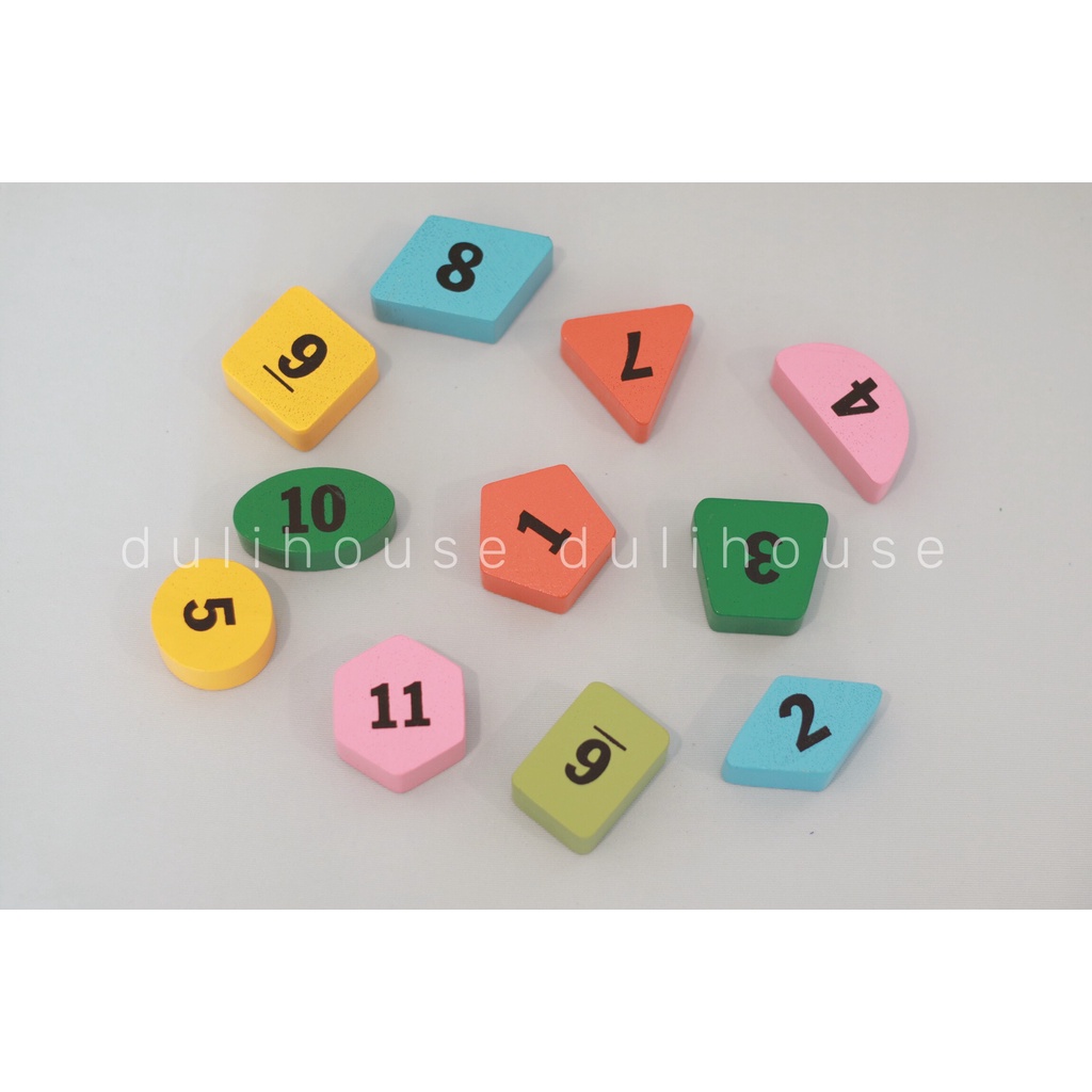 Đồ chơi gỗ đồng hồ Winwintoys Hỗ trợ bé nhận biết giờ giấc các số luyện đôi tay khéo léo của bé trong việc lắp ghép