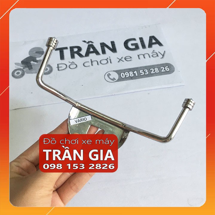Móc treo đồ gắn xe vario 125150 năm 2018-2019-2020-2021-2022-2023 inox titan 7 màu varo