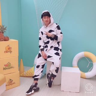 Pijama thú bông hình con bò