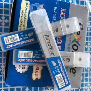 Lưỡi dao rọc giấy lớn fo-bl02, 18mm, hộp 10 cái