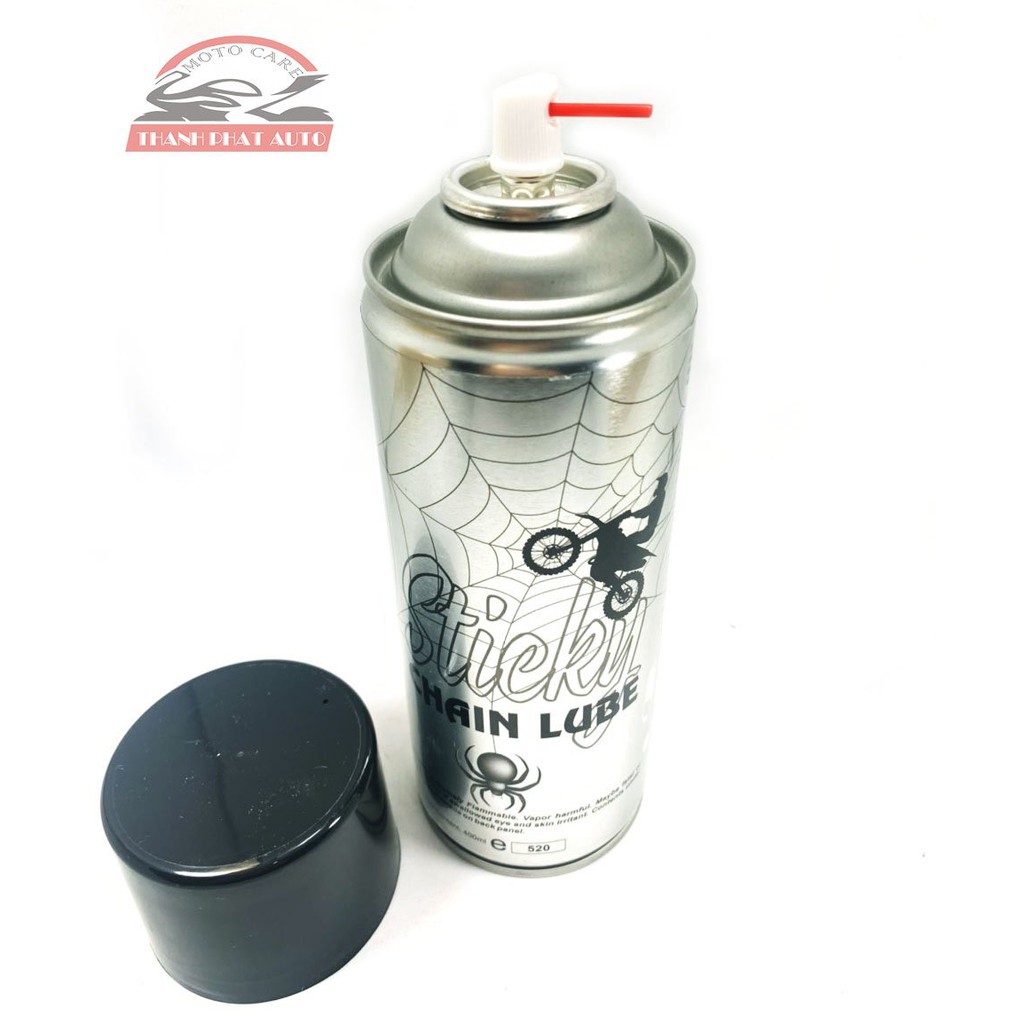Chai xịt bôi trơn,dưỡng sên xích THUNDER Sticky 400ml/ cao cấp /bản giới hạn
