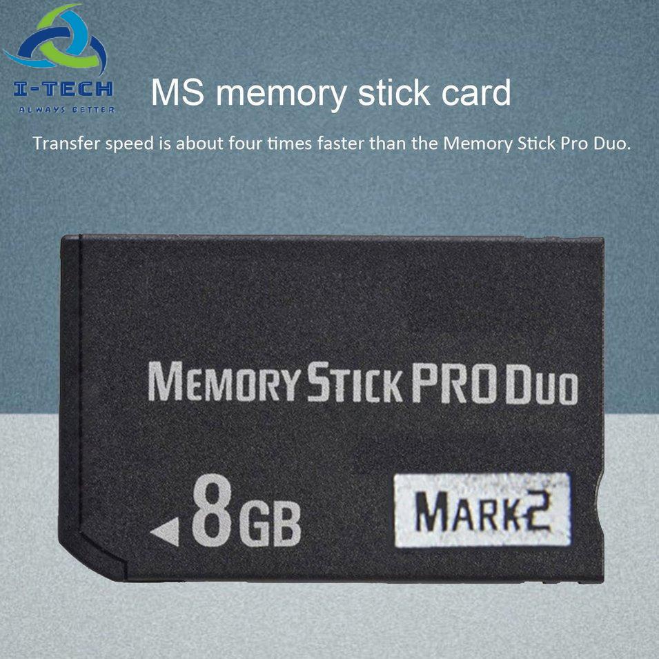 ⚡Promotion⚡4GB 8GB 16GB 32GB Memory Stick MS Pro Duo Memory Card For Sony PSP 1000 2000 3000 Black