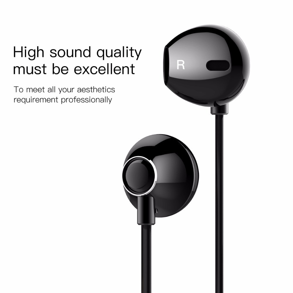 Tai Nghe Nhét Tai Có Dây Mic Bass Âm Thanh Jack 3.5Mm Cho Iphone(Baseus Encok H06) Samsung Xiaomi - TopLink