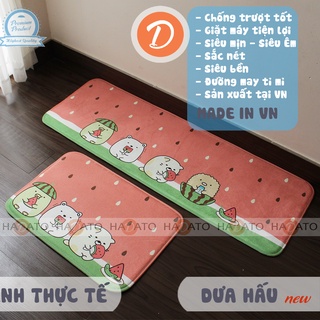 THẢM phòng ngủ THẢM bếp lau chân hoa văn HOẠT HÌNH trẻ trung dễ thương HADATO - TB 7