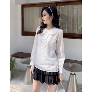 Sơ mi tơ cổ sen