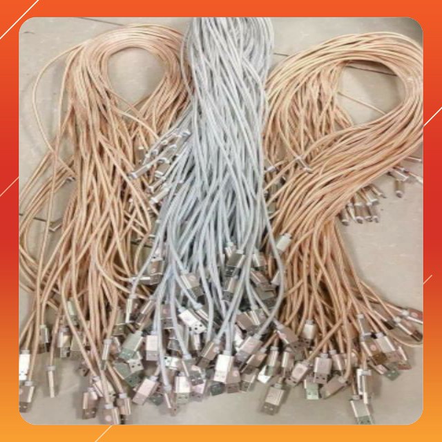 Dây sạc bọc dù dài 3m Iphone/Android/Type-C