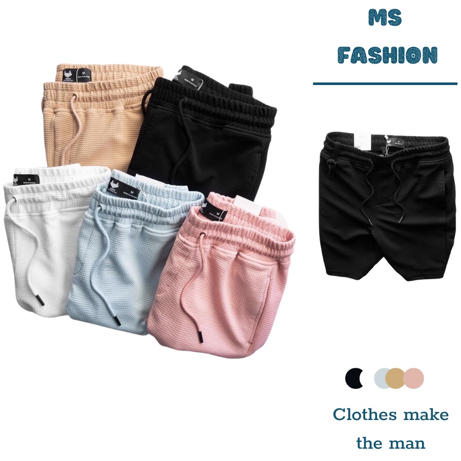Quần ngố nam thể thao thời trang nam Menswear, quần short nam mặc nhà chất vải mềm mịn không bai xù.