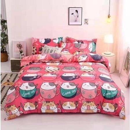 Free ship Bộ ga gối poly cotton 1m2,1m4,1m5,1m6,1m8 mẫu GG17T