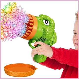 Súng Bắn Bong Bóng 44 Lỗ Hình Khủng Long Dễ Thương Cho Hoạt Động Ngoài Trời