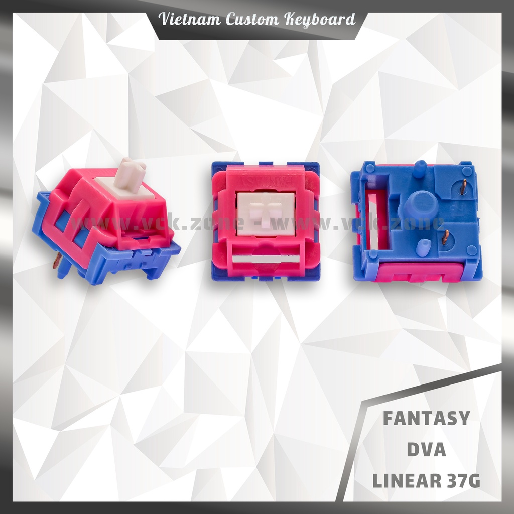 Fantasy Switch | Trùm Phân Khúc | Stem Dài Âm Thock Khấc Lớn | Lò Xo 2 Đoạn | Virus Gateron Akko Cherry Jwick KTT | VCK