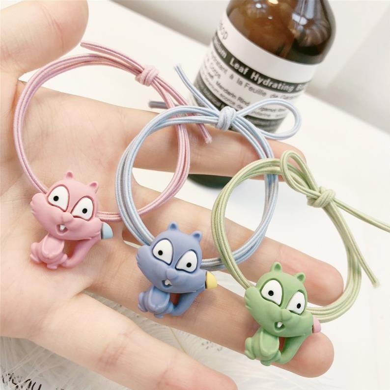 Cột buộc tóc hình sóc   Clovershop68