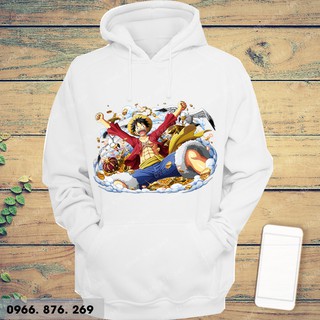 In áo hoodie LUFFY cực chất
