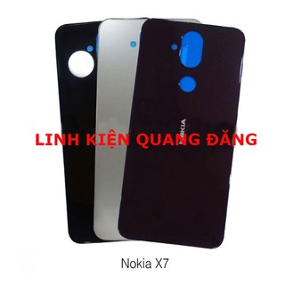 NẮP LƯNG NOKIA 7.1 PLUS - X7 ZIN TẶNG LỌ KEO T-7000