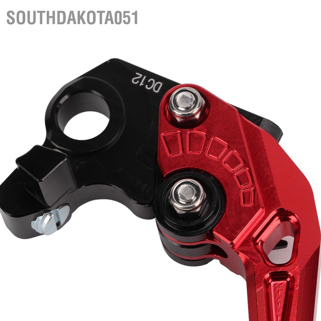 Southdakota051 Xe máy Đòn bẩy ly hợp phanh ngắn có thể điều chỉnh thay thế cho DUCATI Scrambler 400 800 1100 Sport Special