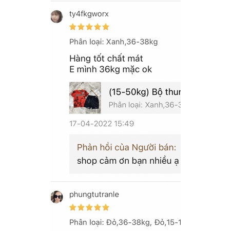 (15-50kg) Bộ thun lạnh, loang, kiểu dáng thể thao cho bé trai size Đại Cizi.shop