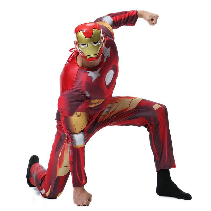 Trang Phục Hoá Trang Người Sắt Iron Man, Bộ Đồ Halloween Các Nhân Vật Avengers Cho Người Lớn