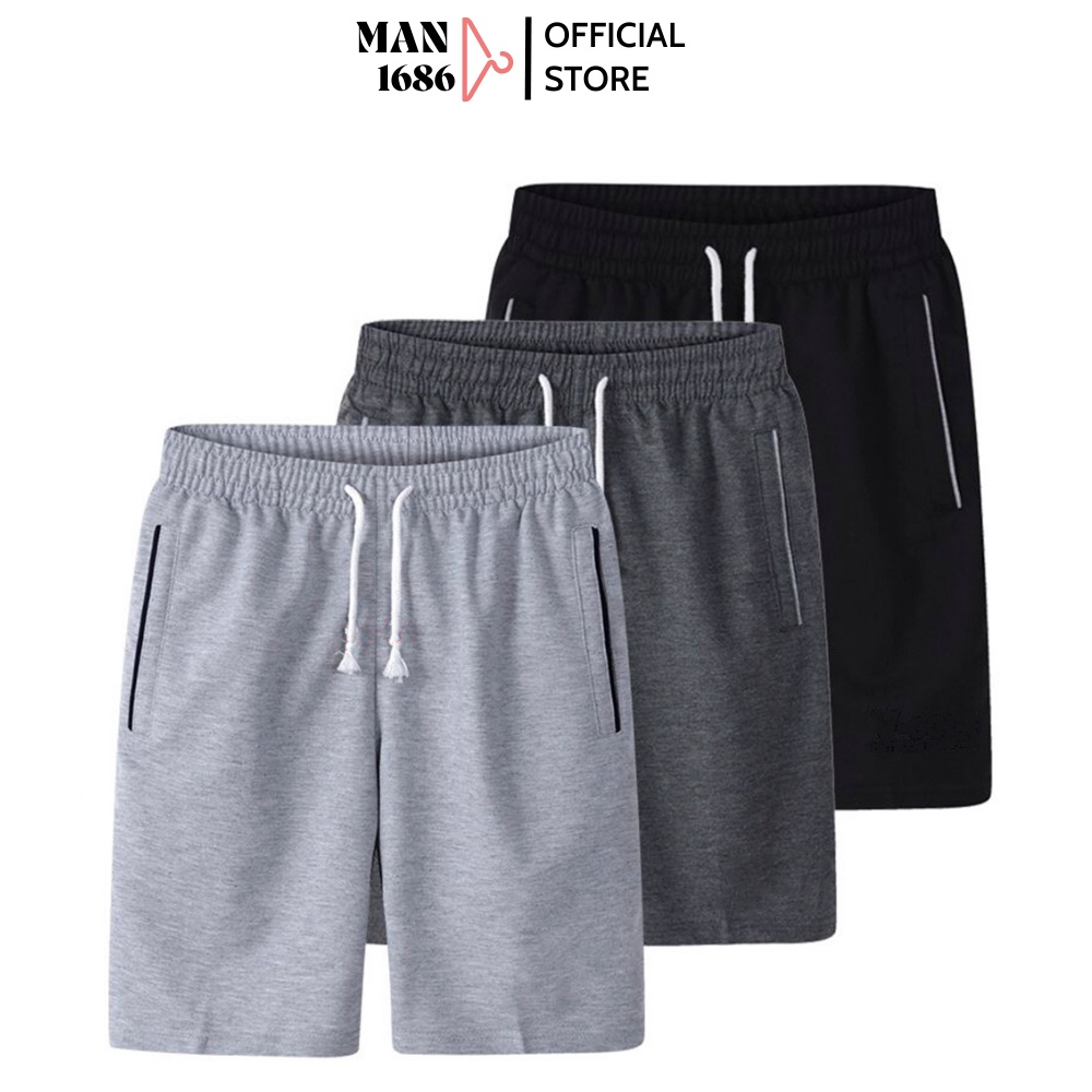 Quần short nam nữ đẹp cao cấp form rộng vải thun da cá mềm mịn thoáng mát thấm hút mồ hôi thời trang hàn quốc MAN1686