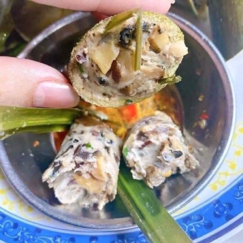 Ốc nhồi ống nứa ( ống lam)  khay 500gr ♥️GIÁ SỈ♥️kèm nước chấm siêu ngon