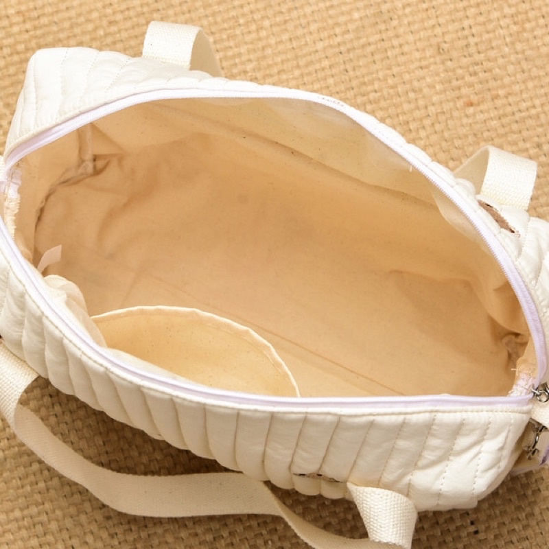 [Size lớn 32x25x10cm] Túi bỉm sữa, túi đựng tã, túi treo xe đẩy, đựng đồ cho bé phong cách Hàn Quốc